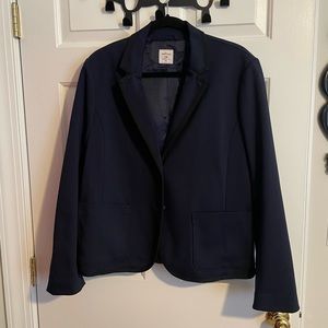 Gap Academy Blazer Navy Blue with Black Piping Size 18